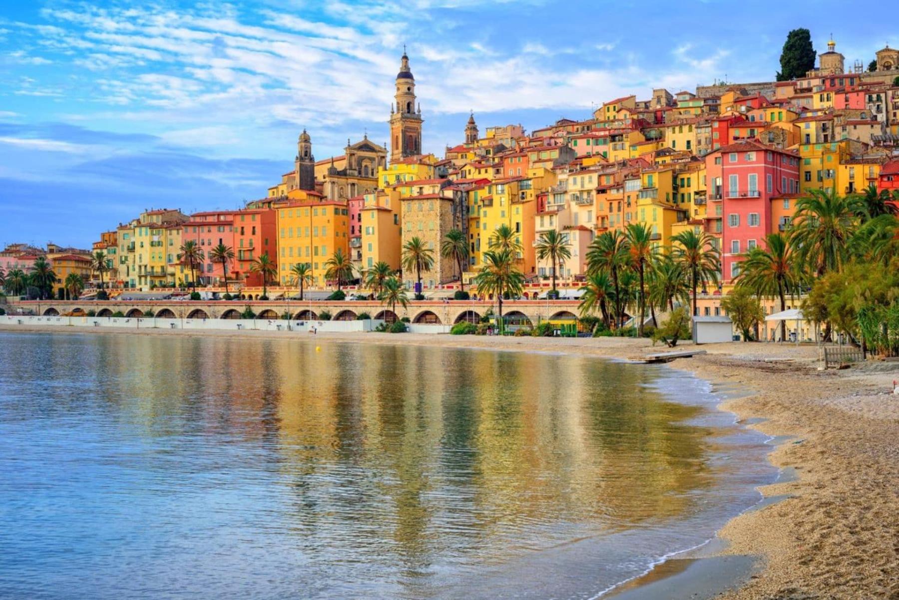 Vieille Ville De Menton Buitenkant foto
